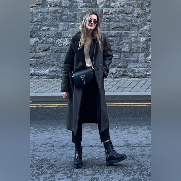 Zara Double-Faced Reversible Coat - Picture 2 of 9